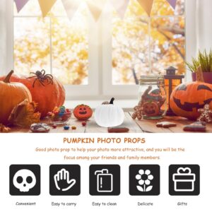 Didiseaon 9pcs Halloween Decorations Decorate Pumpkin Foam Props Reward Supplies Flannel Venue Setting Props Thanksgiving Tabletop Decor Thanksgiving Party Decor Fake Pumpkins Prop