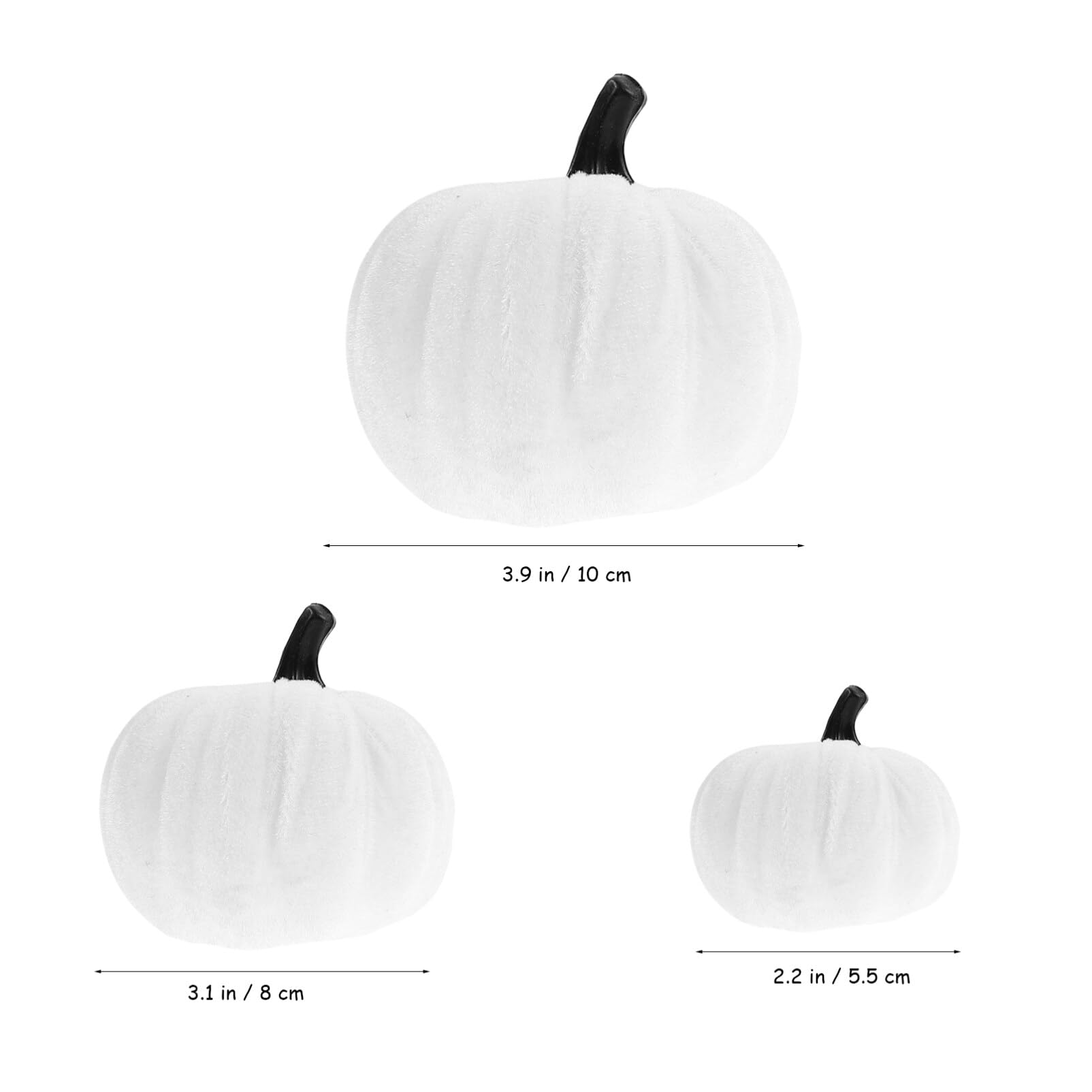 Didiseaon 9pcs Halloween Decorations Decorate Pumpkin Foam Props Reward Supplies Flannel Venue Setting Props Thanksgiving Tabletop Decor Thanksgiving Party Decor Fake Pumpkins Prop