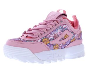 fila disruptor ii valentine's day womens shoes size 9, color: pink/multicolored
