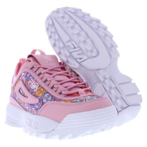 Fila Disruptor II Valentine's Day Womens Shoes Size 9, Color: Pink/Multicolored