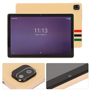 10.1 Inch Tablet for Android 11 Tablet PC Dual Speakers 8 Core CPU for Home Use (EU Plug)