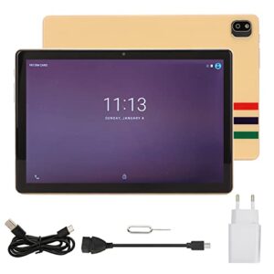 10.1 Inch Tablet for Android 11 Tablet PC Dual Speakers 8 Core CPU for Home Use (EU Plug)