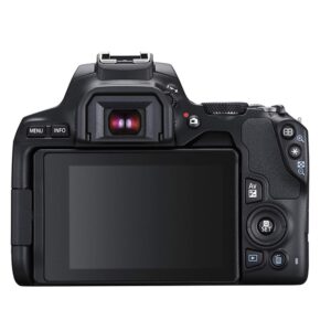 Canon EOS Rebel SL3 DSLR Camera w/EF-S 18-55mm F/4-5.6 STM Zoom Lens + 64GB Memory, Case, Tripod, Flash, Remote, and More (32pc Bundle) (Renewed)
