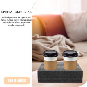 Cabilock Cup Carrier 4pcs Drink Cup Holder Tray Drinks Holder Cup Holder Tray Beverage Carrier Drink Carry Holder Coffee Cup Holder Takeout Cup Holders Milk Tea Cup Pearl Cotton