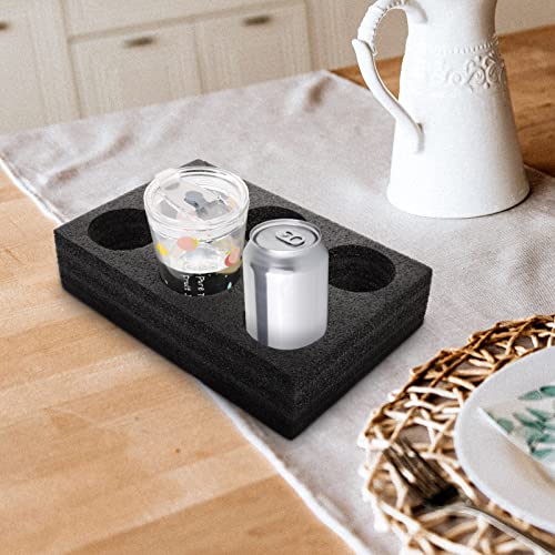 Cabilock Milk Tea Cup Holder Portable Drink Takeout Packing Holders Pearl Wool Drink Tray Cup Foam Holder Coffee Cup Storage Holder Disposable Coffee Trays Pearl Cotton Shelf Tray Drinks