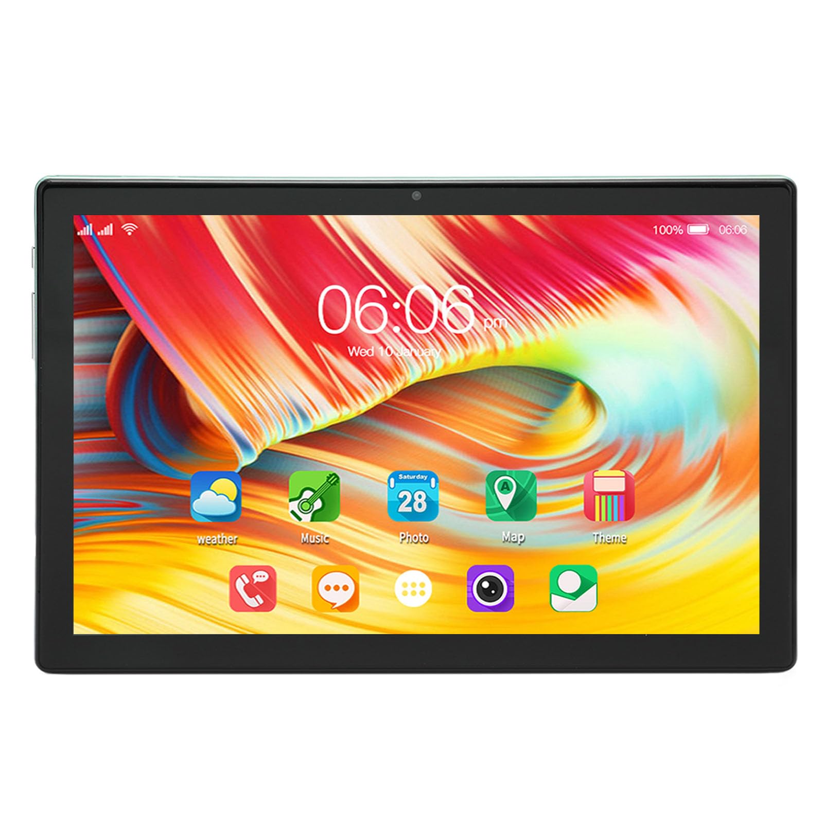 10.1 Inch Tablet, Tablet for Android 12, 8GB+256GB, Octa Core CPU, 8MP+16MP Dual Camera, FHD Display, BT 5.0, 2.4G WiFi, 4G LTE 7000mAh Office Tablet (US Plug)