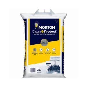 morton clean and protect water softener salt pellets, 40 lb (pack-1)
