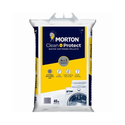 Morton Clean and Protect Water Softener Salt Pellets, 40 LB (Pack-1)