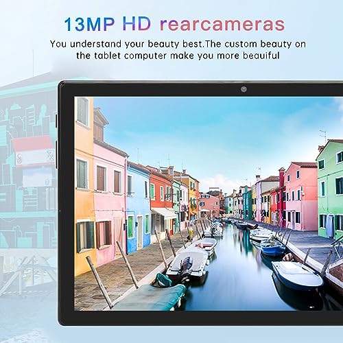 FOLOSAFENAR Tablet, Tab M10 10.1 Inch Tablet 3200 X 1440 8800mAh 8MP 13MP Octa Core Dual SIM Dual Standby for Study for Android 11 (Blue)