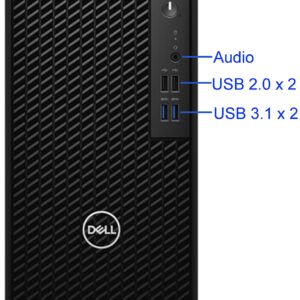 Dell OptiPlex 3080 SFF Desktop, Intel i9-10900, 64GB RAM 2TB NVMe SSD, DVDRW, USB C, 2-Monitor Support, HDMI, DisplayPort, AC Wi-Fi, BT, Windows 11 Pro