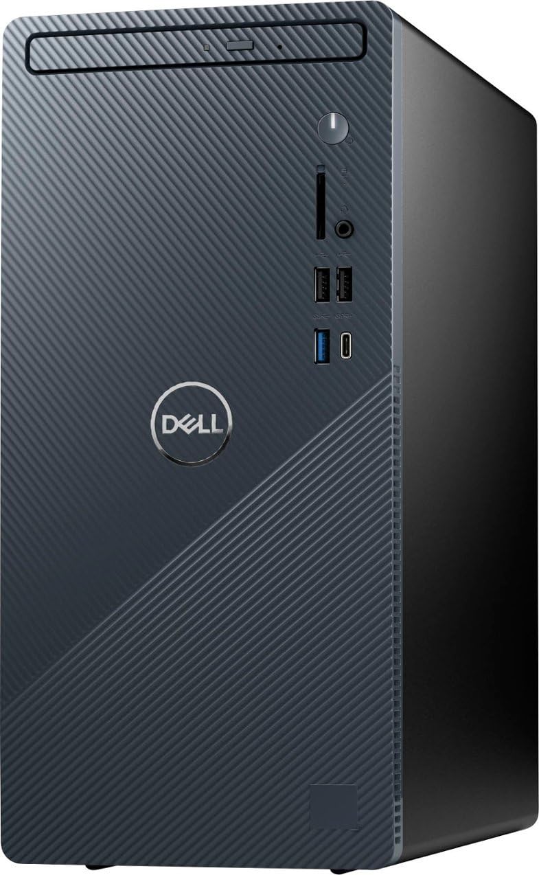 Dell Inspiron 3020 Desktop 11 TB (1TB SSD+10TB HD) 64GB RAM Win 11 PRO (Intel Core i9-13900K Processor with Turbo Boost to 5.80GHz, 64 GB RAM, 1 TB SSD + 10 TB HD, DVD+RW Drive) Business PC Computer