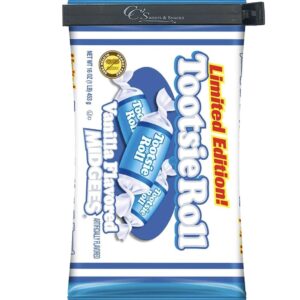 Vanilla Tootsie Rolls Midgees Candy Limited Edition 16 Oz (2 Pack) w/CC's Sweets & Snacks Bag Clip