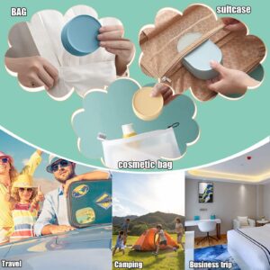 4pcs Soap Cases, Portable Round Oval Soap Holders, Travel Plastic Soap Case, Portable Soap Box Tray, Toilet Soap Containers Storage Boxes with Foaming Nets for Home, Bath, Hiking, Traveling