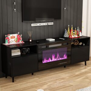 Overstock Fireplace TV Stand Electric Fireplace TV Console w/Remote Control Electric Fireplace Only