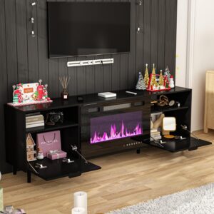 Overstock Fireplace TV Stand Electric Fireplace TV Console w/Remote Control Electric Fireplace Only