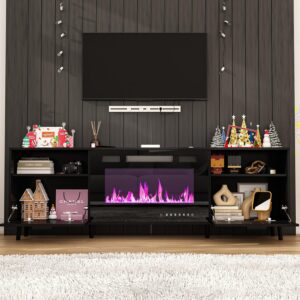 Overstock Fireplace TV Stand Electric Fireplace TV Console w/Remote Control Electric Fireplace Only