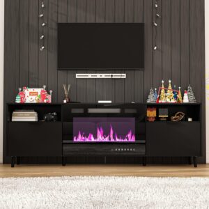 Overstock Fireplace TV Stand Electric Fireplace TV Console w/Remote Control Electric Fireplace Only