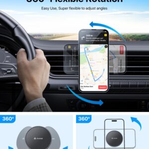 andobil Newest Magsafe Car Mount [Strongest Magnet, Military Sturdy & Never Slip] 360° Magnetic Air Vent Cell Phone Holder Car, Easy Used, Fit for iPhone 15 14 13 12 Pro Max Android Samsung S24 S23