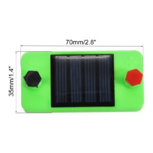 PATIKIL Mini Solar Panels, 4Pcs Portable Solar Panels Electrical Battery Power DIY Experiment for Physics Laboratory Equipment Electronic Teaching Educational