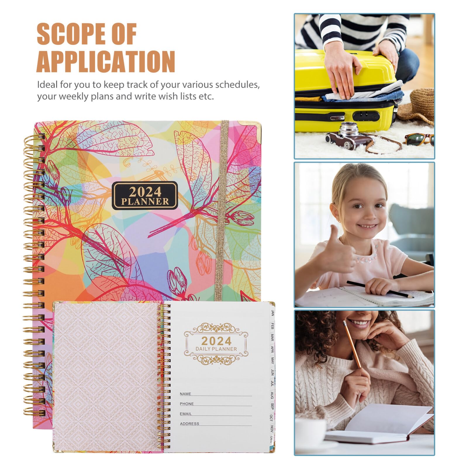 NUOBESTY Pad Appointment Plan Do Work Schedule Study Homeschool Planner Efficient for Date School Notepad Weekly To List