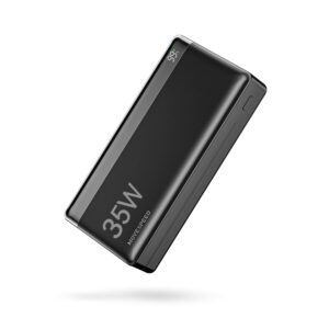 move speed portable charger 35w, 20000mah power bank fast charging usb c in&out pd3.0 qc4.0, led digital display, battery pack compatible with iphone 15/14/13/12, ipad, samsung, airpods, laptop, etc
