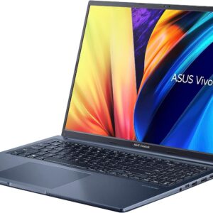 Asus VivoBook 16X Business Laptop | 16" WUXGA IPS Anti-Glare Display | AMD 8-Core Ryzen 7 5800HS Processor | 12GB DDR4 512GB SSD | USB-C HDMI SonicMaster Win11Pro Blue + HDMI Cable