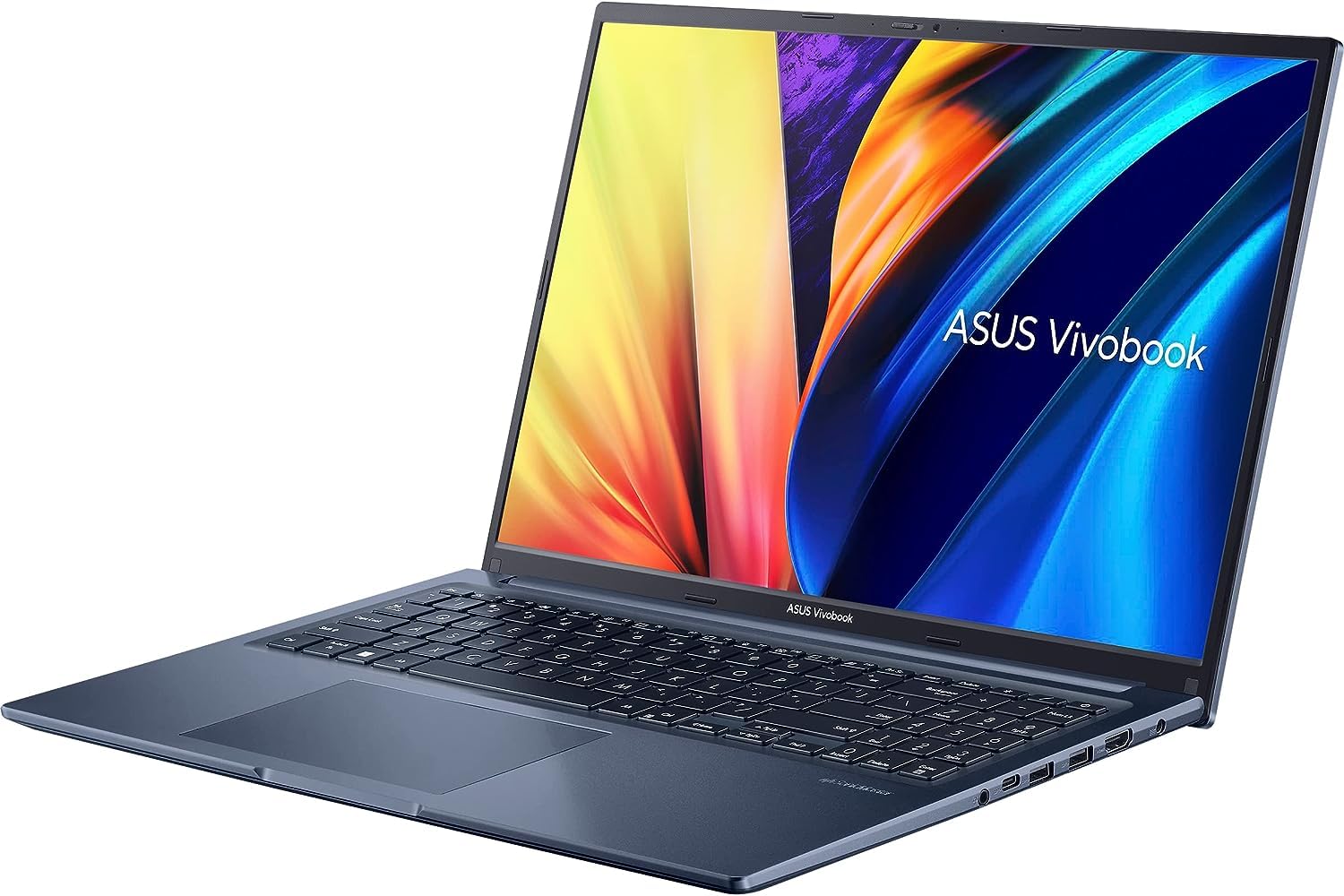 Asus VivoBook 16X Business Laptop | 16" WUXGA IPS Anti-Glare Display | AMD 8-Core Ryzen 7 5800HS Processor | 12GB DDR4 512GB SSD | USB-C HDMI SonicMaster Win11Pro Blue + HDMI Cable