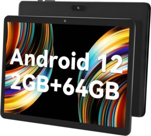 sgin android 12 tablet, 10 inch tablets tab 2gb ram 64gb rom, 5000mah, 1280 * 800 pixels display, wifi only, dual camera, android tablet for kids, tablet pc, google gms certified