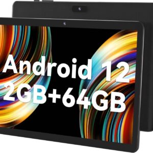 SGIN Android 12 Tablet, 10 Inch Tablets Tab 2GB RAM 64GB ROM, 5000mAh, 1280 * 800 Pixels Display, WiFi only, Dual Camera, Android Tablet for Kids, Tablet PC, Google GMS Certified