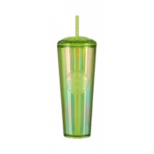 starbucks lime kaleidoscope cold cup (24 oz)