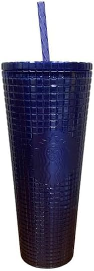 Starbucks Cobalt Grid Cold Cup (24 oz)
