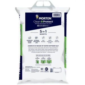 Morton Clean and Protect Plus Rust Defense Water Softener Salt Pellets 40 lb (2 Pack)