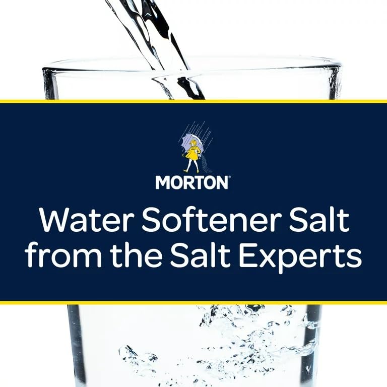 Morton Clean and Protect Plus Rust Defense Water Softener Salt Pellets 40 lb (2 Pack)