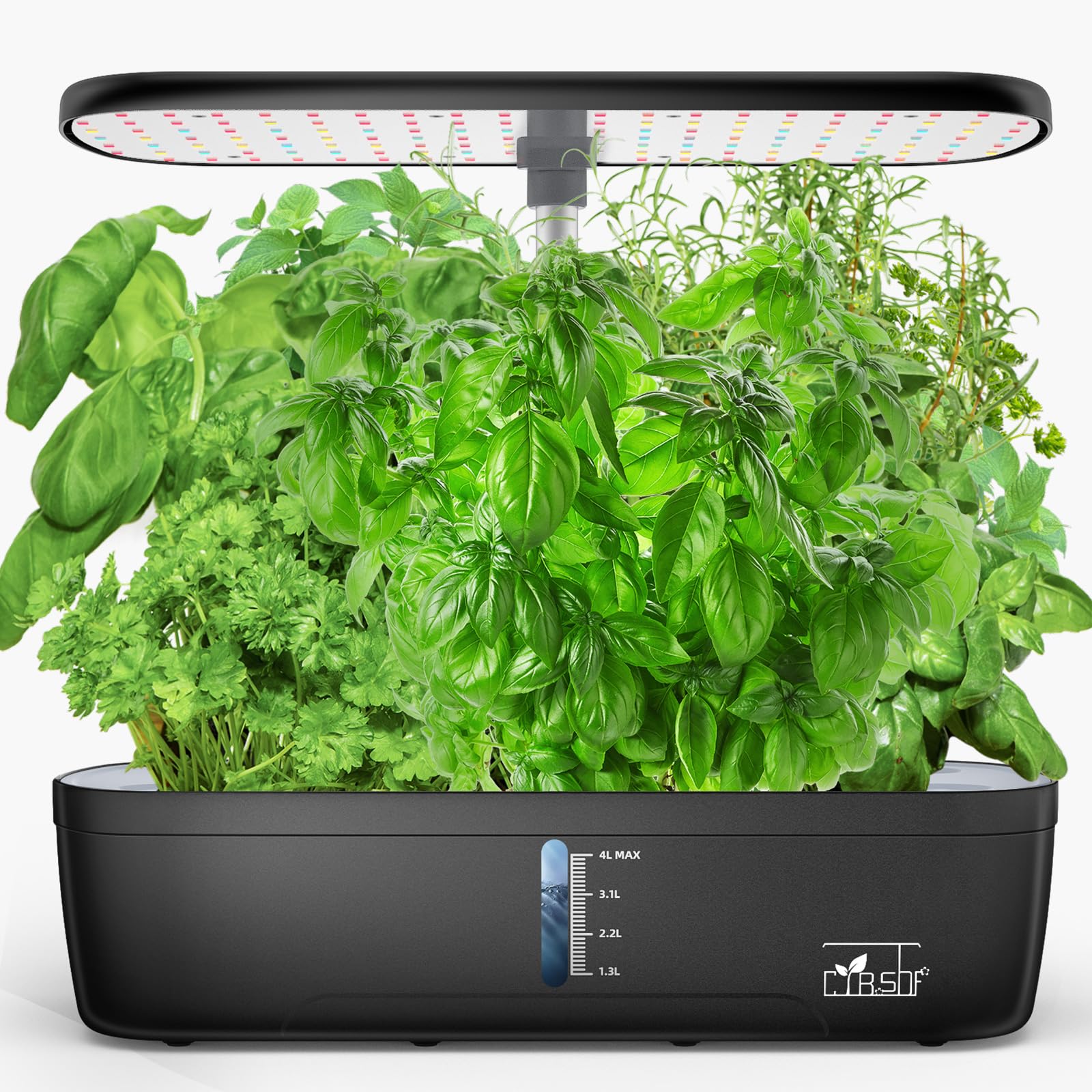 Hydroponics Growing System, 12 Pods Hydroponics Growing System Indoor Garden with LED Grow Light, Height Adjustable Indoor Gardening System, Hydroponic Growing System Built-in Timer Function