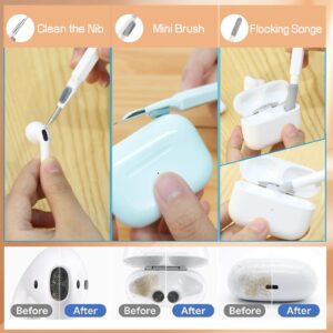 Cleaner Kit for Airpods, Earbuds Cleaning kit for Airpods Pro 1 2 3, Phone Cleaner kit with Brush for Bluetooth Earbuds Cleaner, Wireless Earphones,iPhone,Laptop, Camera (Pro White)