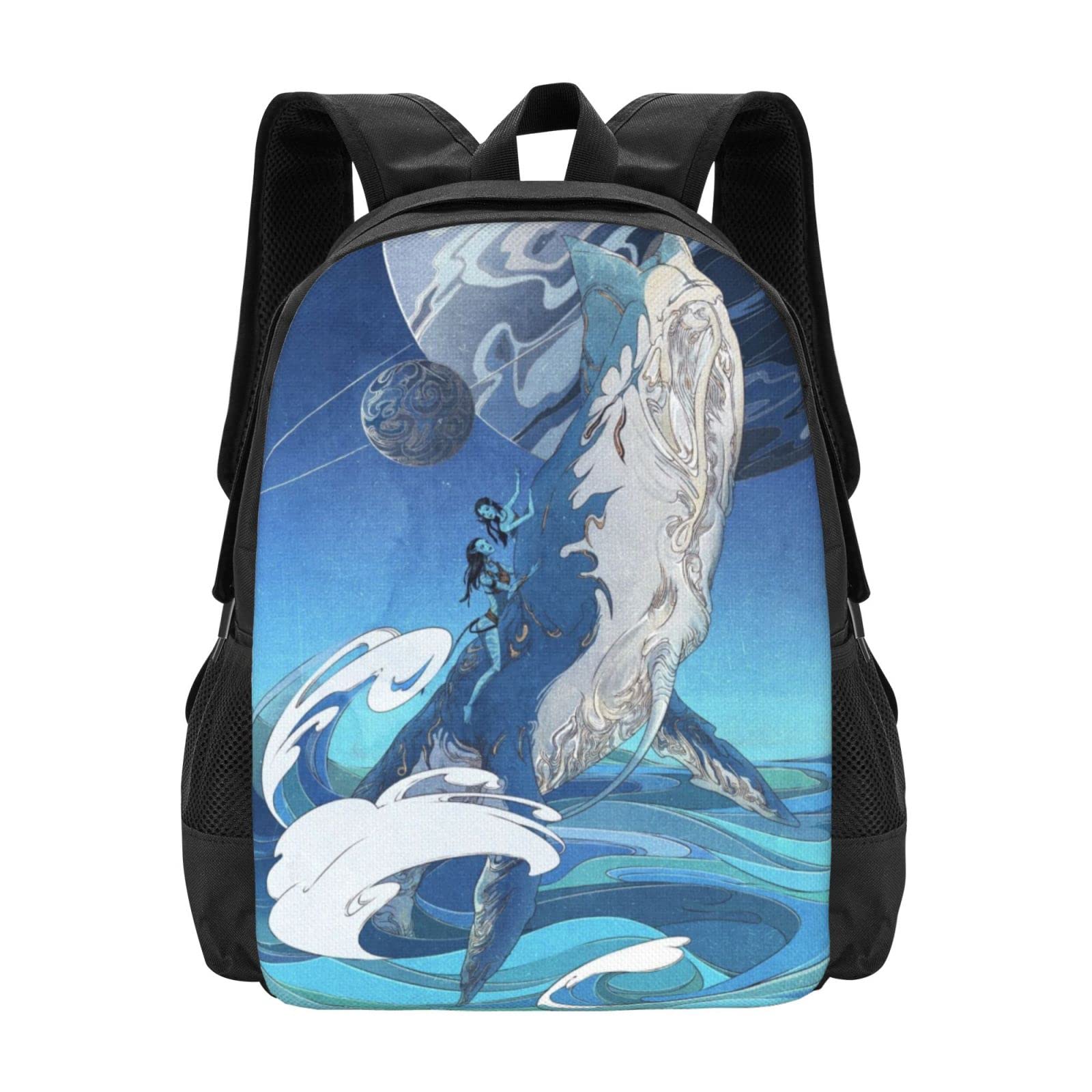 KINDZ Movie 2 The Way Of Water Backpack Movie Merch Casual Backpack Large Capacity Double Straps Daypack Movie Lovers Backpack Gift