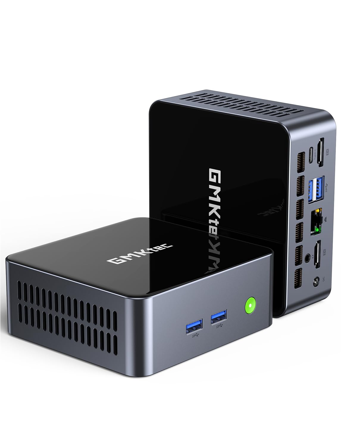 GMKtec Mini PC Preinstalled Windows 11 Pro Intel Core i7-11390H (Turbo 5.0 GHz) 32GB DDR4 1TB SSD Desktop Mini Computers WiFi 6, BT 5.2, DP, HDMI, RJ45 2.5G, USB3.2