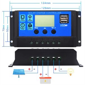 Flexible Solar Panel (100w/200w/300w/400w), 30a Controller +Dual Usb, High-Efficiency Module Pv, For Homes Camping Rv Battery Boat Caravan Off Grid,300W