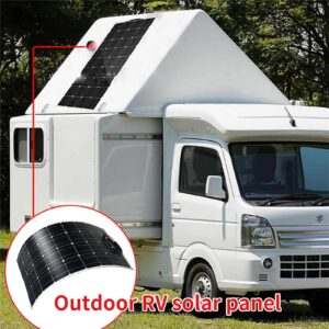 Flexible Solar Panel (100w/200w/300w/400w), 30a Controller +Dual Usb, High-Efficiency Module Pv, For Homes Camping Rv Battery Boat Caravan Off Grid,300W