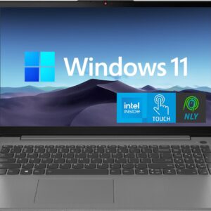 Lenovo Touchscreen 15.6/in IdeaPad 3 Laptop, Full HD IPS Display, Intel Iris X Graphics, Intel Core i5-1135G7, 20GB RAM, 1TB SSD, Wi-Fi 6, SD Card Reader, Windows 11 Home, Gray