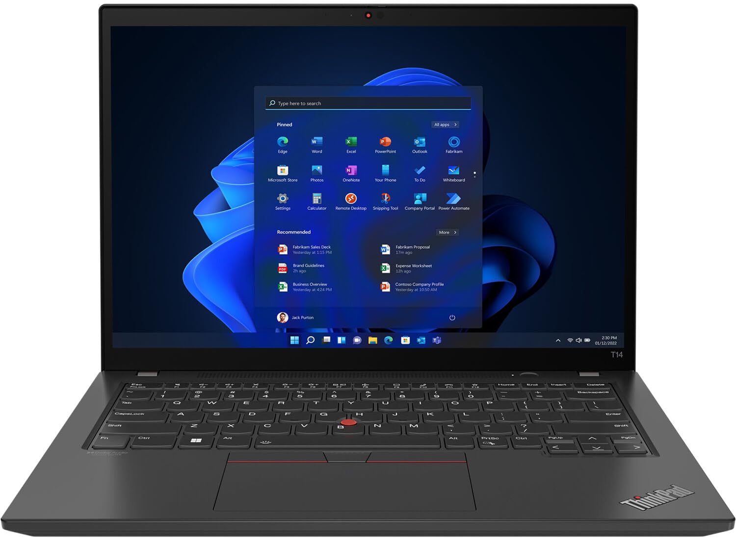 Lenovo ThinkPad T14 Business Laptop 14.0" IPS Full HD Display (Intel 11th Gen 4-Core i5-1135U, 16GB RAM, 1TB SSD, Backlit KYB, Fingerprint Reader, WiFi 6E, Win11Pro) w/Dockztorm Hub