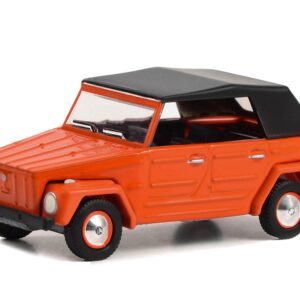 1971 Thing (Type 181) Orange with Black Top Trick or Treat Norman Rockwell Series 5 1/64 Diecast Model Car by Greenlight 54080E