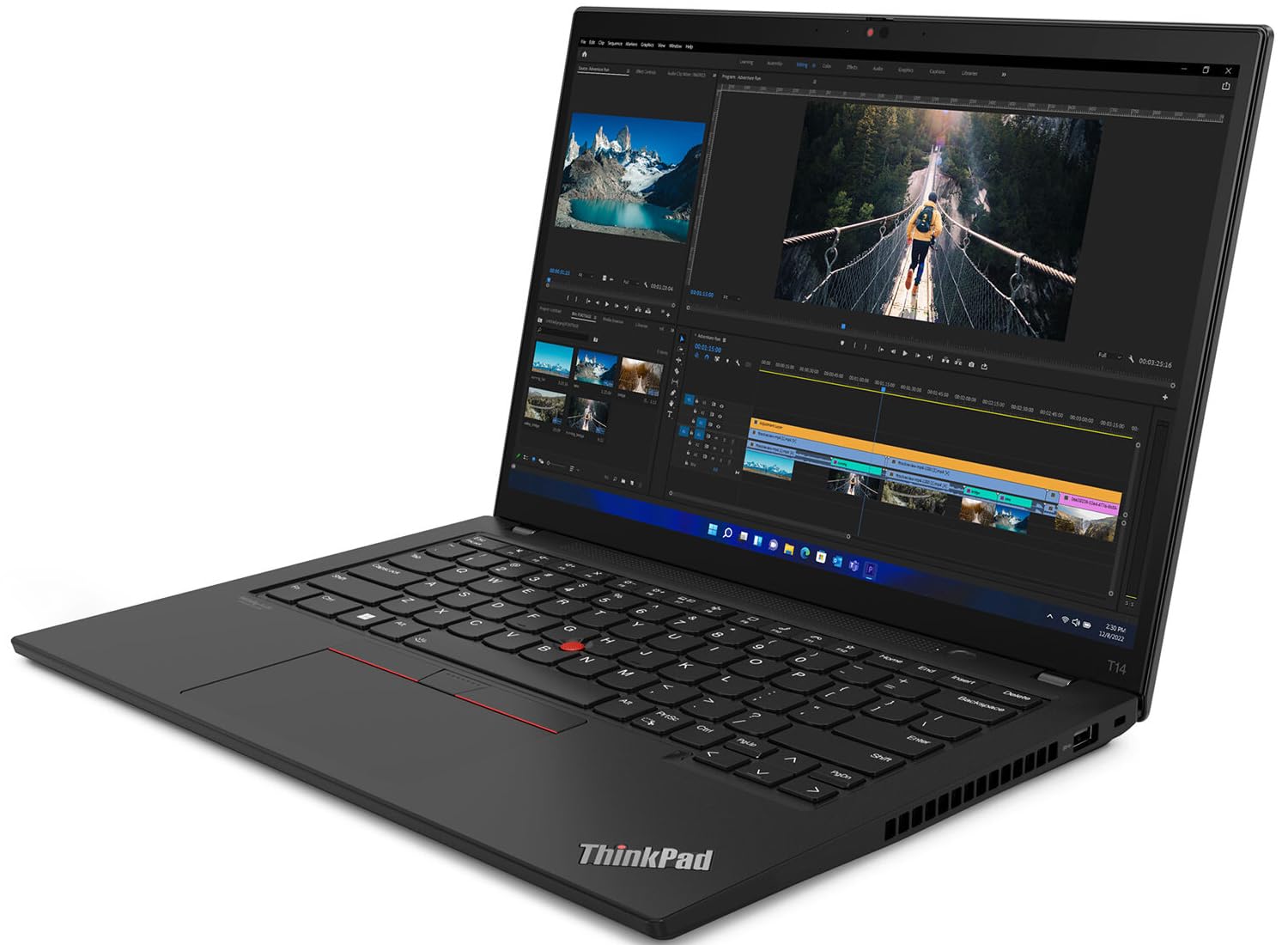 Lenovo ThinkPad T14 Business Laptop 14.0" IPS Full HD Display (Intel 11th Gen 4-Core i5-1135U, 16GB RAM, 512GB SSD, Backlit KYB, Fingerprint Reader, WiFi 6E, Win11Pro) w/Dockztorm Hub