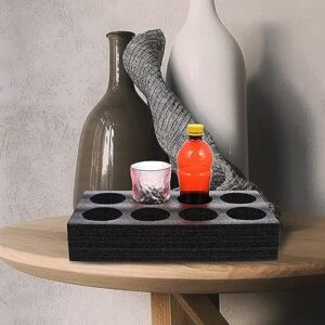 Cabilock 2pcs Pearl Cotton Cup Holder Drink Tray Disposable Coffee Tray to go Drink Holder Coffee Carrier Coffee Cup Rack Drink Carrier Fixture epe Pearl Cotton Foam Milk Tea