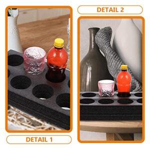 Cabilock 2pcs Pearl Cotton Cup Holder Drink Tray Disposable Coffee Tray to go Drink Holder Coffee Carrier Coffee Cup Rack Drink Carrier Fixture epe Pearl Cotton Foam Milk Tea