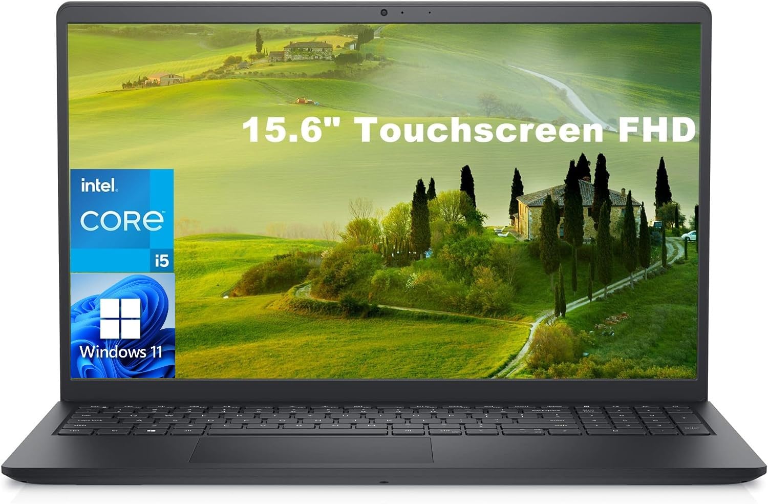 Dell Inspiron 15 3000 3520 15.6" Touchscreen FHD Business Laptop Computer, Intel Core i5-1155G7 (Beat i7-10710U), 16GB DDR4 RAM, 1TB PCIe SSD, 802.11AC WiFi, Bluetooth, Black, Windows 11 Home