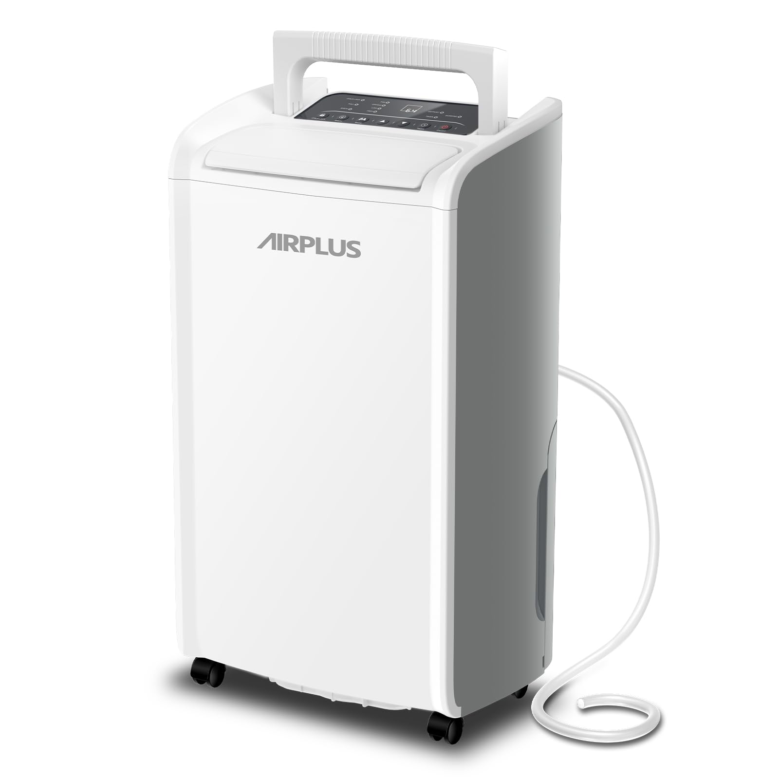 AIRPLUS 4,500 Sq.Ft 70 Pint Dehumidifiers for Basement and Home-with Drain Hose,Efficient,Energy-with Dual Protection and 4 Smart Modes,24H Timer,Defrost,for Large room