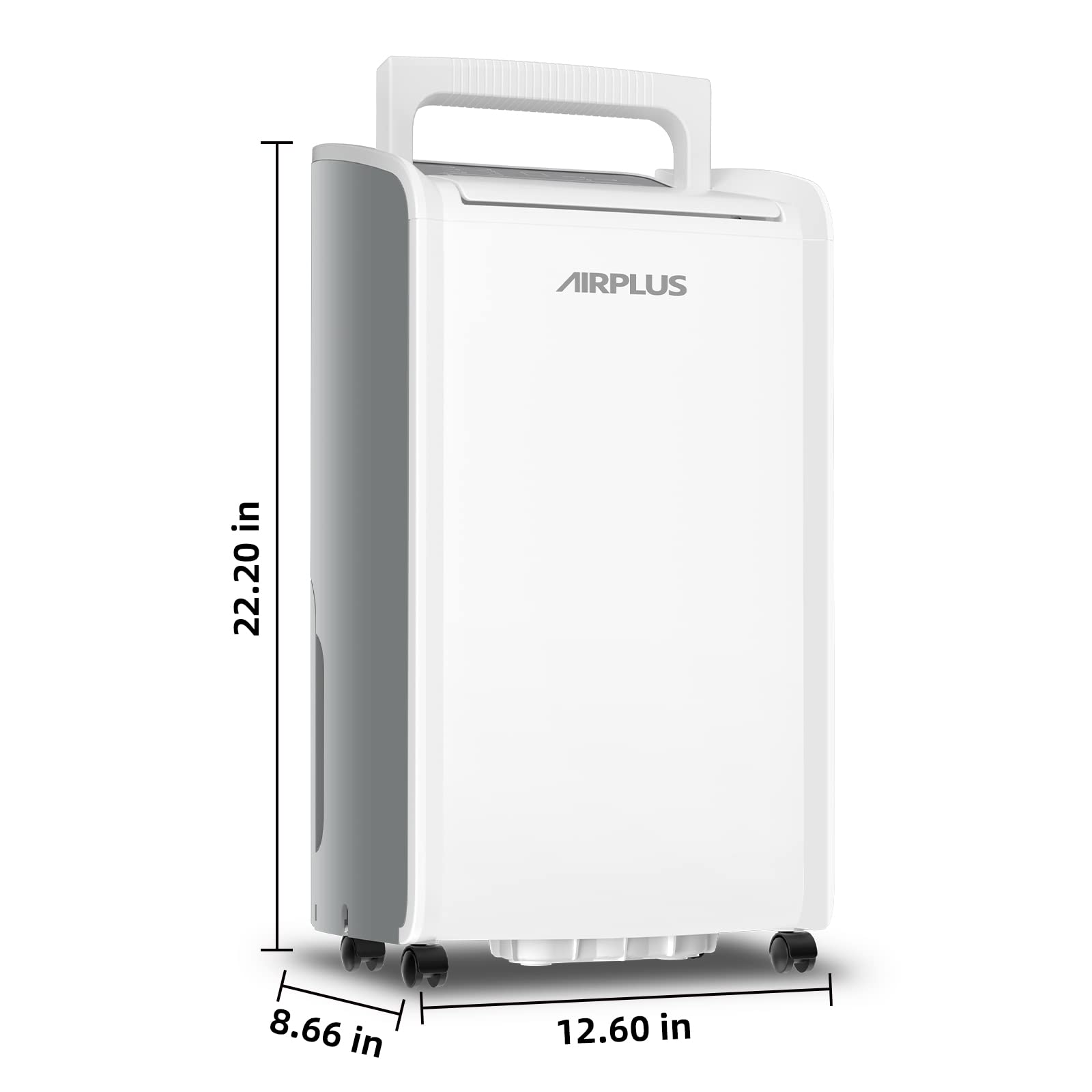 AIRPLUS 4,500 Sq.Ft 70 Pint Dehumidifiers for Basement and Home-with Drain Hose,Efficient,Energy-with Dual Protection and 4 Smart Modes,24H Timer,Defrost,for Large room