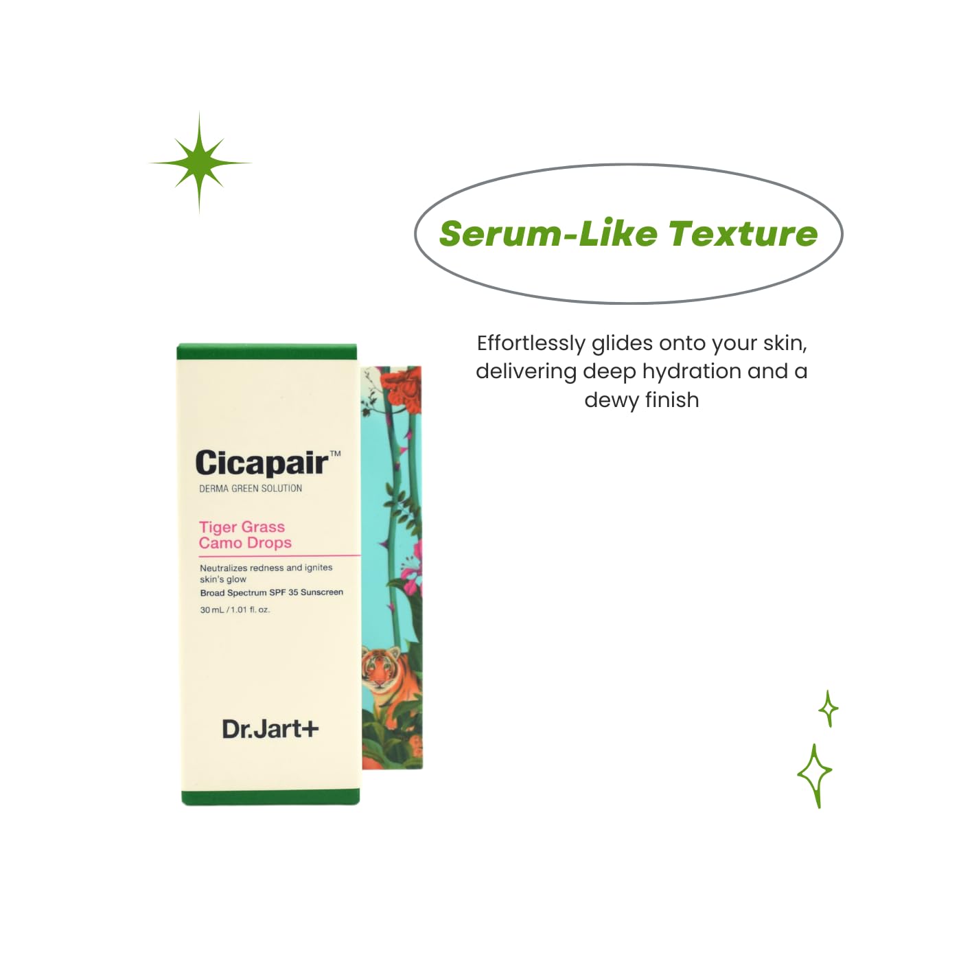 Cicapair™ Tiger Grass Camo Drops Tinted Face Serum SPF 35