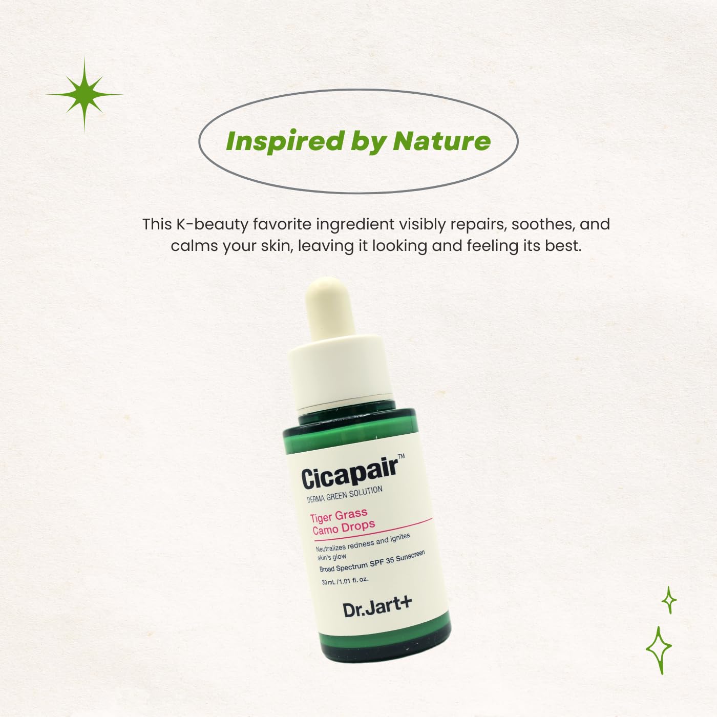 Cicapair™ Tiger Grass Camo Drops Tinted Face Serum SPF 35